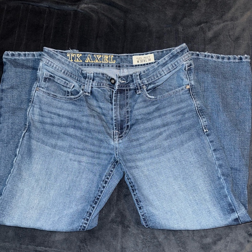 TK Axel Men's Slim Jeans - Blue